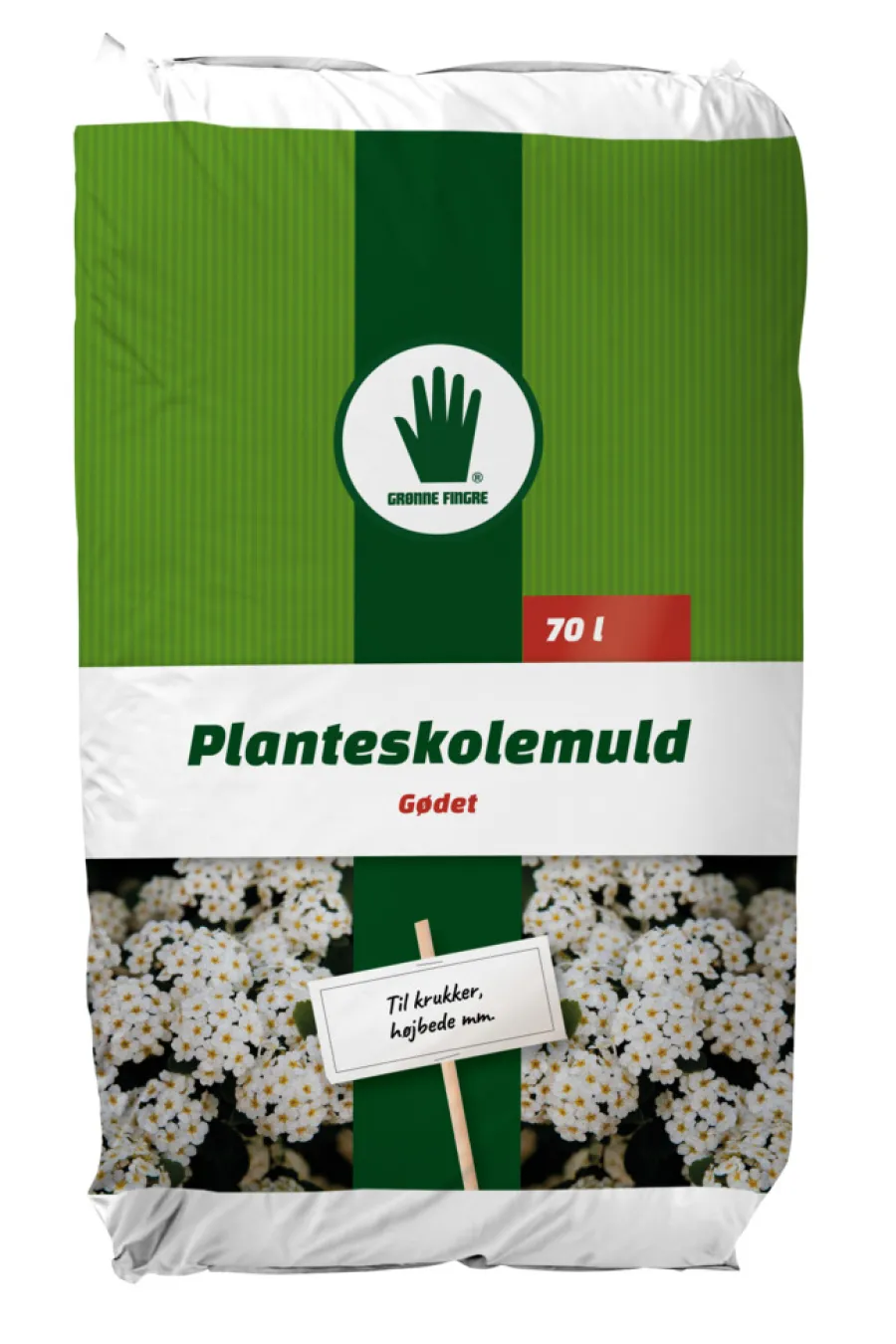 Grønne Fingre® Jord*planteskolejord 70 liter