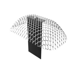 Grøvik Tagrender*bladfang aluminium til T125-tagrende
