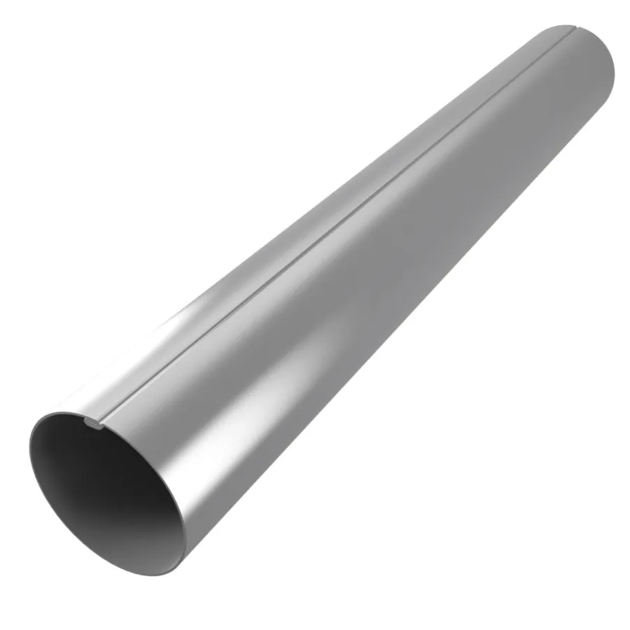 Grøvik Tagrender*N70 nedløbsrør 70 mm 3 meter aluminium
