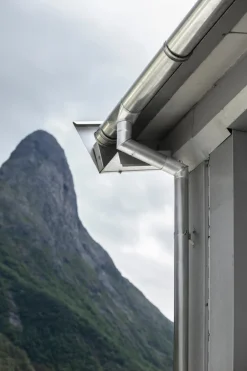 Grøvik Tagrender*N70 nedløbsrør 70 mm 3 meter aluminium