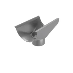 Grøvik Tagrender*tudstykke 70 mm T125 aluminium