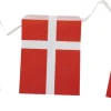 Pynt & Festudstyr*Guirlande m/8 stk. flag papir