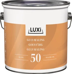 LUXI® Gulvmaling*Gulvmaling alkyd pastelgrå 2,25 liter - Pastelgrå (NCS-kode s2000-n)