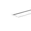 Profillister*Gulvprofil mat sølv selvklæbende 3,2 x 30 x 900 mm