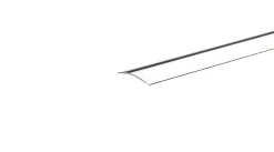 Profillister*Gulvprofil mat sølv selvklæbende 3,2 x 30 x 900 mm