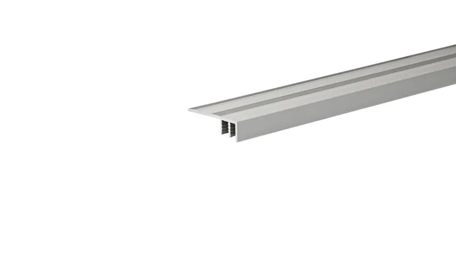 Profillister*Gulvprofil til trin alu folieret 10 x 30 x 900 mm