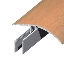Profillister*Gulvprofil top alu glat folie 2 x 52 x 900 mm