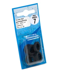 Vvs-Artikler*Gummipakning 1/2" x 12 mm - 6 stk.