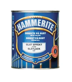 Hammerite Metalmaling Udendørs|Træ- & Metalmaling*metalmaling glat effekt 750 ml Hvid