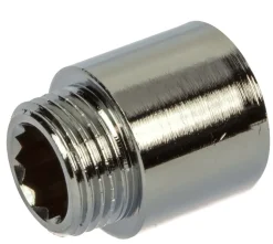 Vvs-Artikler*Haneforlænger 1/2" x 20 mm krom