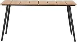 Sunlife® Sæsonafslutning|Haveborde*Havebord Beijing sort/teak 148 x 85 cm - Teak/sort