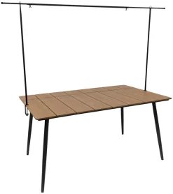Sunlife® Sæsonafslutning|Haveborde*Havebord Beijing sort/teak 148 x 85 cm - Teak/sort