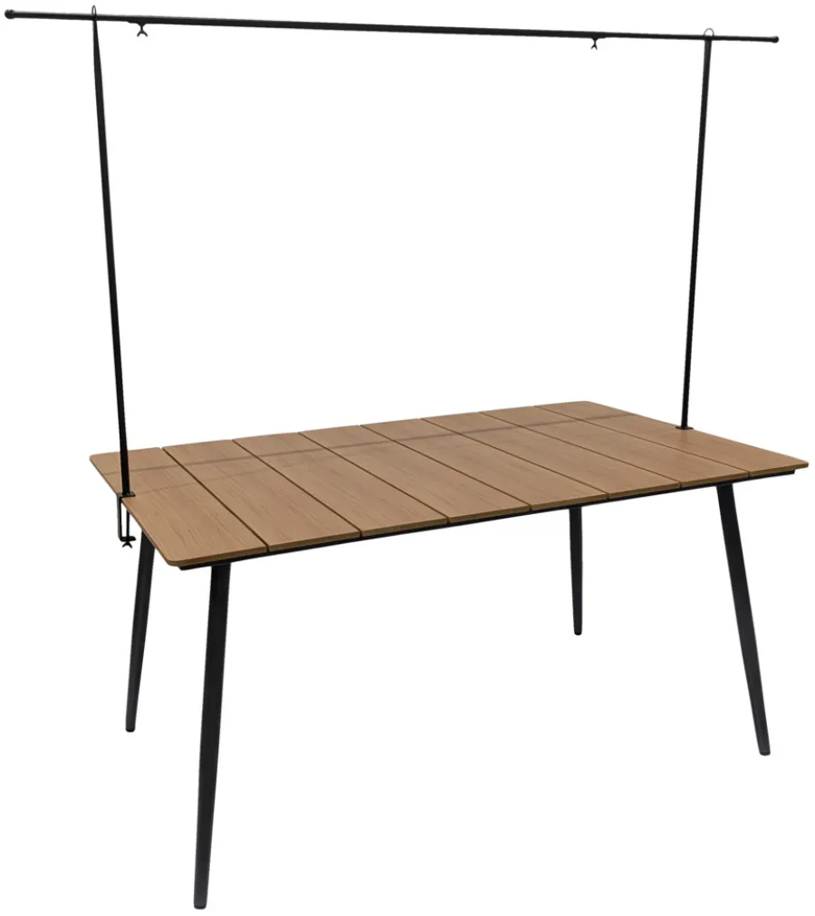 Sunlife® Sæsonafslutning|Haveborde*Havebord Beijing sort/teak 148 x 85 cm - Teak/sort
