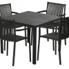 Sunlife® Sæsonafslutning|Haveborde*Havebord Havanna 90x90 cm i aluminium og nonwood -