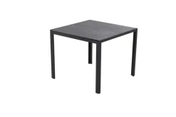 Sunlife® Sæsonafslutning|Haveborde*Havebord Havanna 90x90 cm i aluminium og nonwood -