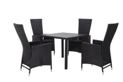 Sunlife® Sæsonafslutning|Haveborde*Havebord Havanna 90x90 cm i aluminium og nonwood -
