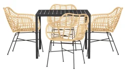 Sunlife® Sæsonafslutning|Haveborde*Havebord Havanna 90x90 cm i aluminium og nonwood -
