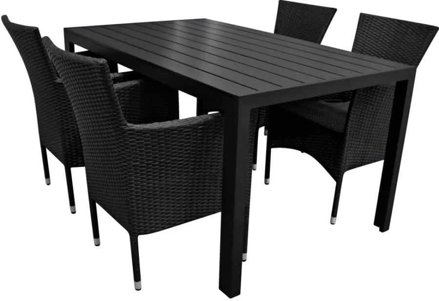 Sunlife® Sæsonafslutning|Haveborde*Havebord Havanna 150 x 90 cm i aluminium og nonwood -
