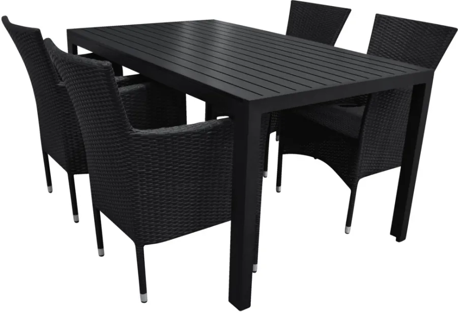 Sunlife® Sæsonafslutning|Haveborde*Havebord Havanna 150 x 90 cm i aluminium og nonwood -