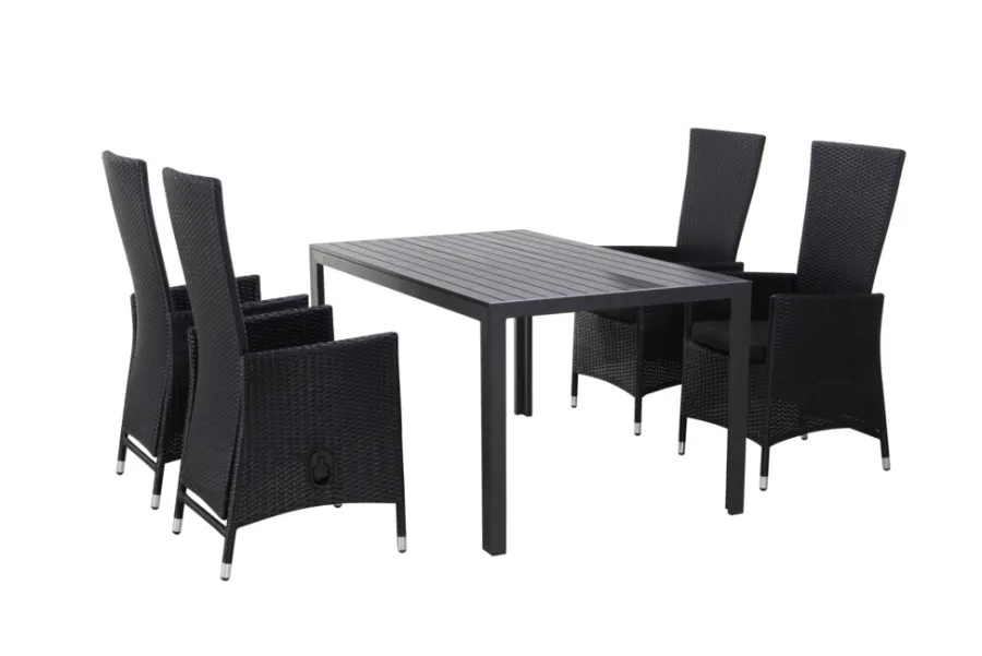 Sunlife® Sæsonafslutning|Haveborde*Havebord Havanna 150 x 90 cm i aluminium og nonwood -