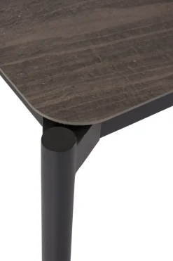 Haveborde*Havebord 205 x 104 cm i Grey Stone Look Sort