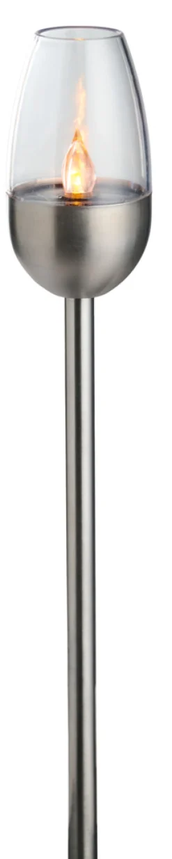 Garden® Sæsonafslutning|Solcellelamper*Havefakler med solceller 38 cm 4-pk. - Metal
