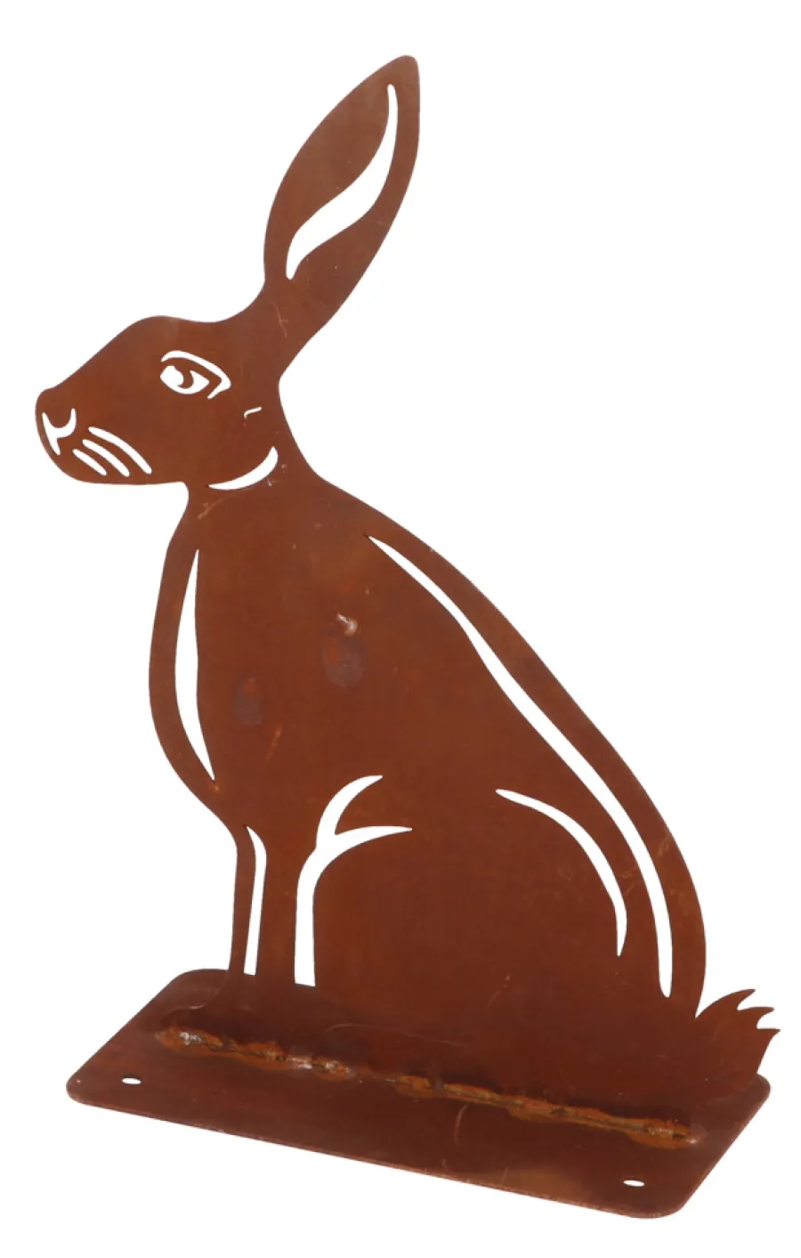 Gardenlife Land Lys & Havedekorationer*Havefigur hare H27 cm Rust
