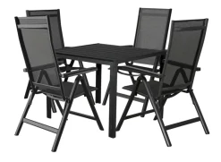 Sunlife® Sæsonafslutning|Havestole*Havestol Kingston 6 positioner sort -