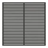Panelhegn|Espalier*Hegn sort grundmalet 180 x 180 cm