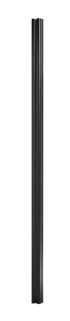 Panelhegn*Hegnsstolpe panelhegn sort aluminium H230 cm
