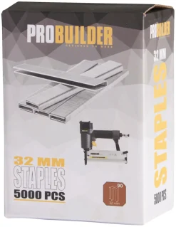 Probuilder Øvrigt Tilbehør*Hæfteklamme 32 mm nr. 90 5000 stk. -