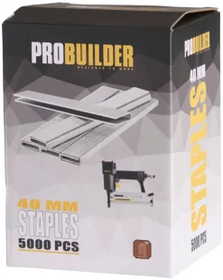 Probuilder Øvrigt Tilbehør*Hæfteklamme 40 mm nr. 90 5000 stk. -