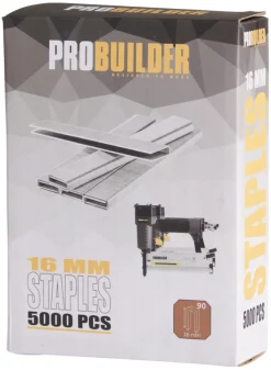 Probuilder Øvrigt Tilbehør*Hæfteklamme 16 mm nr. 90 5000 stk. -