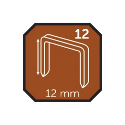 Hæftepistoler*Hæfteklammer 12 mm nr. 12 5000 stk.
