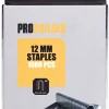 Probuilder Hæftepistoler*Hæfteklammer 12 mm nr. 36 1000 stk. -