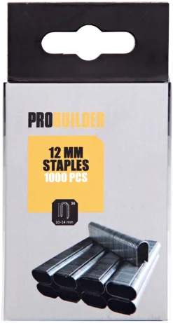 Probuilder Hæftepistoler*Hæfteklammer 12 mm nr. 36 1000 stk. -