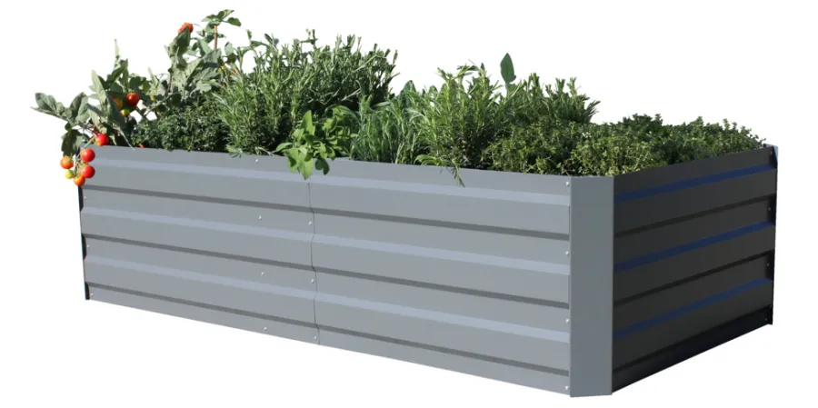 Gardenlife Land Planteborde & Højbede*Højbed Easy L galvaniseret 180 x 90 cm