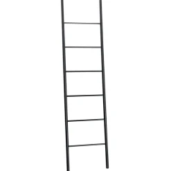 Håndklædeholdere*Håndklædestige bambus 180 x 45 cm Sort