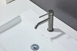 Håndvaskarmatur*Håndvaskarmatur Slim vinkel gunmetal