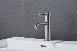 Håndvaskarmatur*Håndvaskarmatur Slim vinkel gunmetal