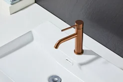 Håndvaskarmatur*Håndvaskarmatur Slim vinkel kobberfinish