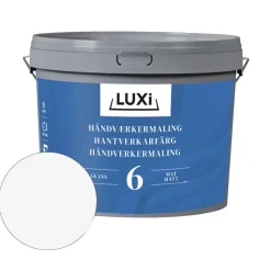 LUXI® Vægmaling*Håndværkermaling 6 10,8 liter - Hvid