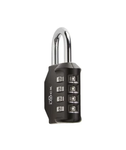 The lock Hængelåse*Hængelås m/kode 42 mm zink Sort