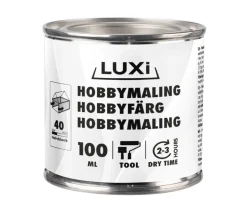 LUXI® Hobbymaling*Hobbymaling 100 ml - Hvid