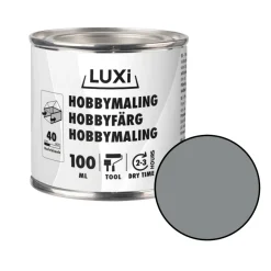 LUXI® Hobbymaling*Hobbymaling 100 ml - Sølv