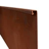 HORTUS Bedafgrænsning & Minihegn*bedkant corten med bukket kant 24 x 100 cm