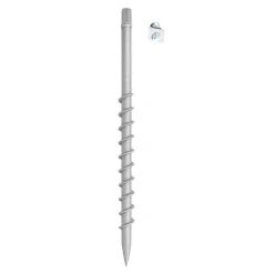 HORTUS Skruer*jordskrue galvaniseret stål Ø25 x 750 mm