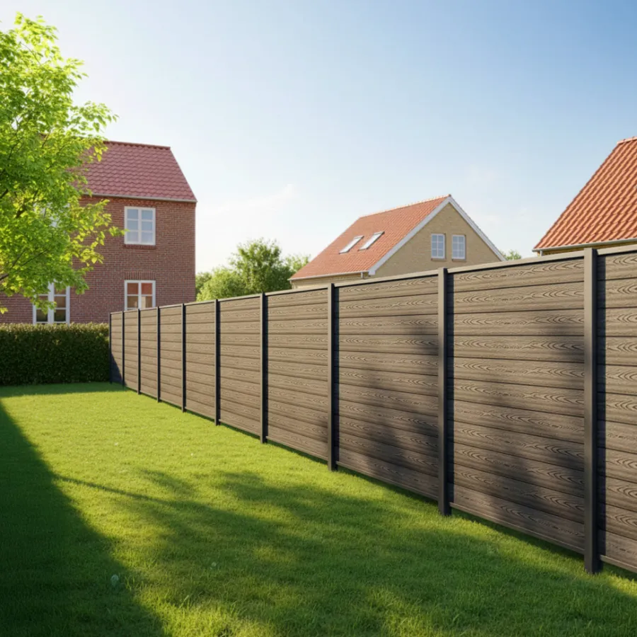 HORTUS Komposithegn*komposithegn startsæt H177 x B168 cm Antracitgrå