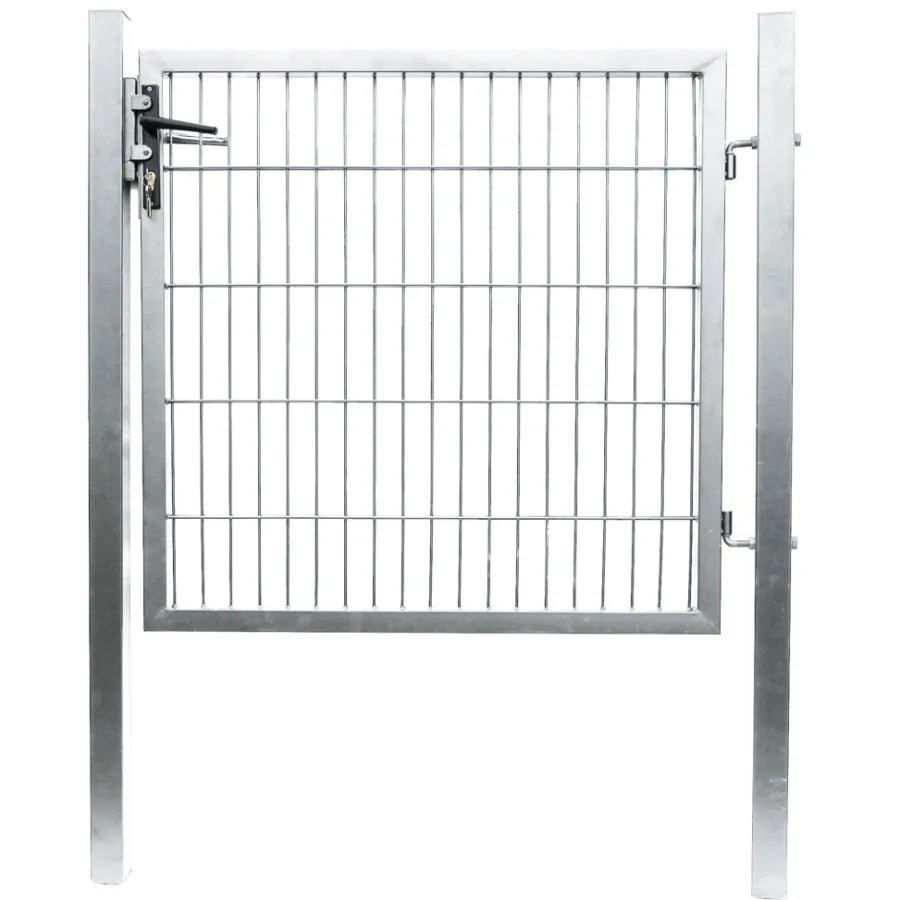 HORTUS Panelhegn|Havelåger*låge t/panelhegn galv. 100 x 100 cm - webshop sølv
