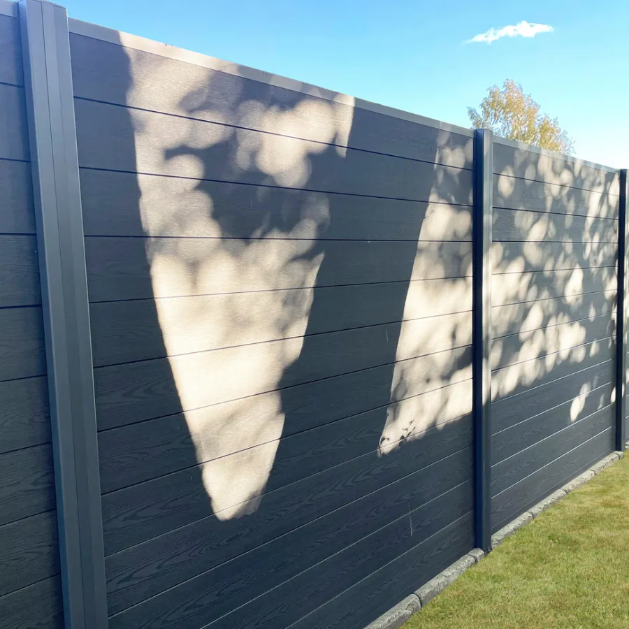 HORTUS Komposithegn*Premium Firen komposithegn tilkøb H126 x B190 cm Antracitgrå